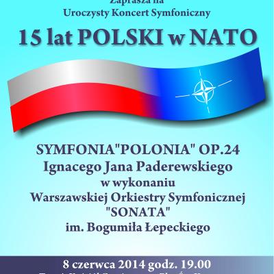 Plakat Torun 15 Lat W Nato2